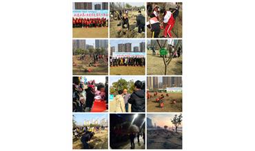 南通分公司與當(dāng)?shù)刂驹刚吖餐瑢?shí)現(xiàn)“同栽一棵樹，同抹一片綠”的夢想